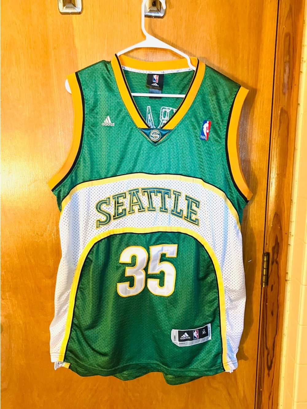 Adidas NBA Kevin Durant #35 Seattle Super Sonics Rookie Jersey Men’s XL Read - Picture 2 of 10